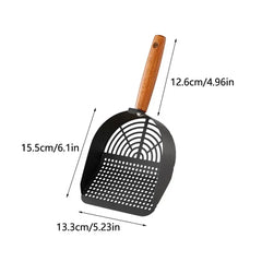 Stainless Steel Long Handle Cat Litter Scoop Waste Shovel Tool