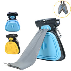 Foldable Pet Poop Shovel Travel Dog Waste Scoop Dispenser Tool