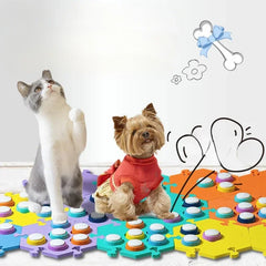 Dog Talk Buttons Pet Communication Voice Recording Training Clicker Set