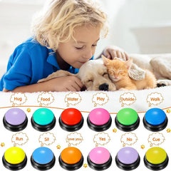 Dog Talking Buttons Voice Recording Training Buzzer Pet Communication Tool