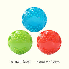 Caitec Squeaky Bouncing Dog Ball Durable Floatable Springy Toy