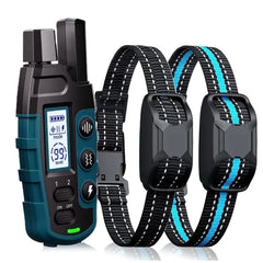 3300ft Rechargeable Waterproof Dog Training Collar Beep Vibration Shock Remote