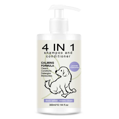 4 in 1 Pet Shampoo Conditioner Dog Cat Hair Loss Care