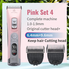 Fenice Cordless Rechargeable Pet Hair Clipper Grooming Trimmer Machine Set