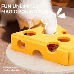 Interactive Cat Puzzle Box Felt Hide and Seek Mental Training Toy