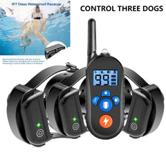 800m Remote Electric Dog Training Collar Shock Vibration Waterproof Device