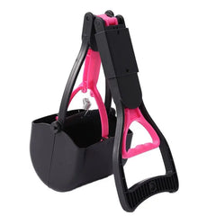 Heavy Duty Long Handle Dog Pooper Scooper Jaw Clamp Waste Picker