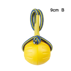 Indestructible Rubber Dog Ball Chew Fetch Training Interactive Pet Toy