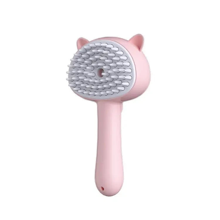 2 in 1 Pressurized Pet Grooming Brush Electric Deshedding Spray Comb