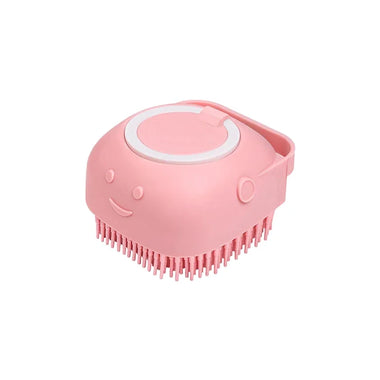 Dog Bathing Brush Shampoo Dispenser Silicone Massage Grooming Tool Pet