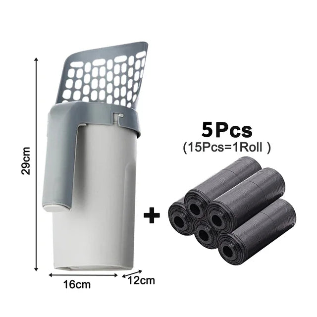 Reusable Cat Litter Scoop Pet Cleaning Tool Waste Box Cleaner