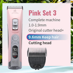 Fenice Cordless Rechargeable Pet Hair Clipper Grooming Trimmer Machine Set