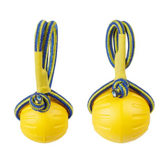 Indestructible Rubber Dog Ball Chew Fetch Training Interactive Pet Toy