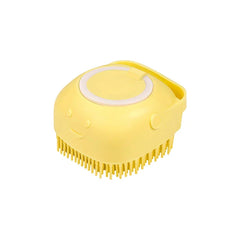 Dog Bathing Brush Shampoo Dispenser Silicone Massage Grooming Tool Pet