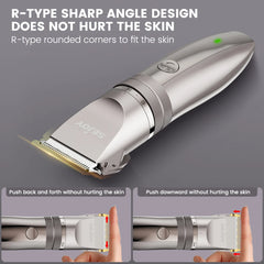 Cordless Pet Hair Clipper Kit Quiet Powerful Grooming Rechargeable Trimmer
