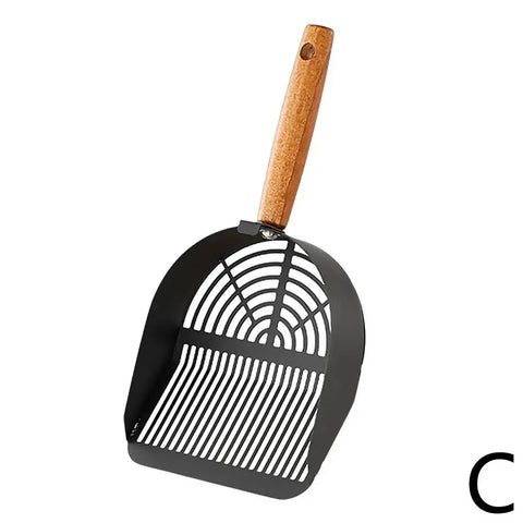 Stainless Steel Long Handle Cat Litter Scoop Waste Shovel Tool