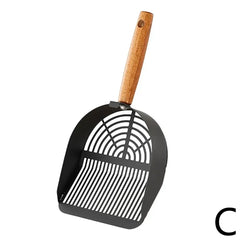 Stainless Steel Long Handle Cat Litter Scoop Waste Shovel Tool