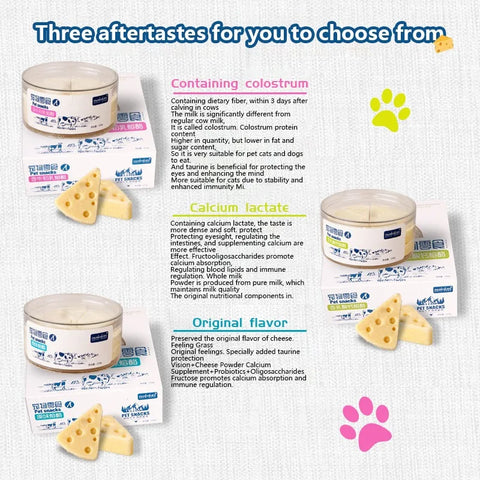 Freeze Dried Cheese Pet Snacks High Calcium Cat Dog Treats