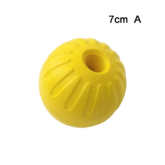 Indestructible Rubber Dog Ball Chew Fetch Training Interactive Pet Toy