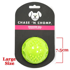 Caitec Squeaky Bouncing Dog Ball Durable Floatable Springy Toy