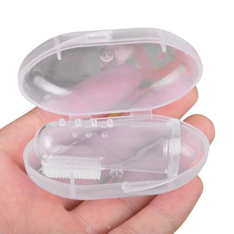 Super Soft Finger Toothbrush Pet Dog Cat Dental Cleaning Tool