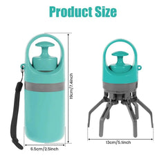 Portable No Touch Dog Pooper Scooper Built In Waste Bag Grabber