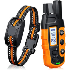 3300ft Rechargeable Waterproof Dog Training Collar Beep Vibration Shock Remote