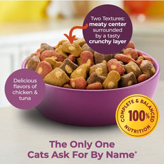 Tender Centers Dry Cat Food Chicken Tuna Basted Bites 14.2lb