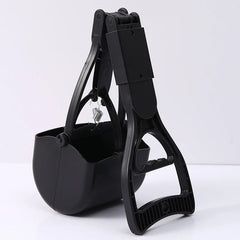 Heavy Duty Long Handle Dog Pooper Scooper Jaw Clamp Waste Picker