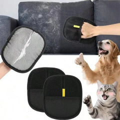 Pet Hair Removal Gloves Cat Dog Grooming Static Fur Remover