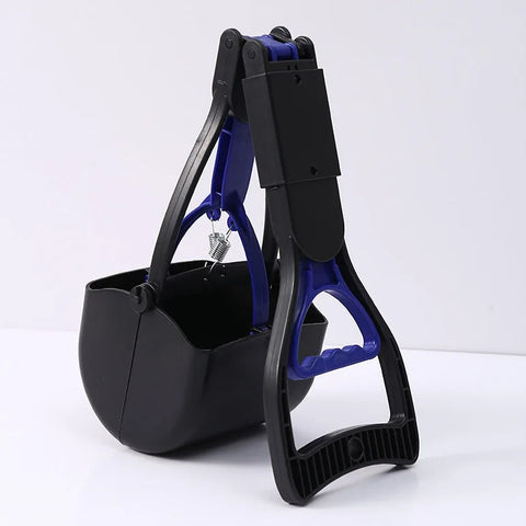 Heavy Duty Long Handle Dog Pooper Scooper Jaw Clamp Waste Picker