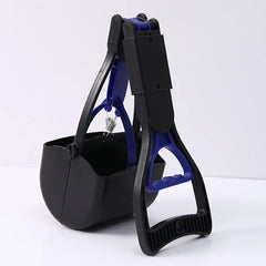 Heavy Duty Long Handle Dog Pooper Scooper Jaw Clamp Waste Picker