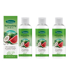 2 in 1 Hypoallergenic Dog Cat Shampoo Conditioner 100ml