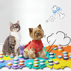 Dog Talk Buttons Pet Communication Voice Recording Training Clicker Set