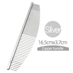 Fenice Moon Style Metal Pet Grooming Comb Dog Cat Brush
