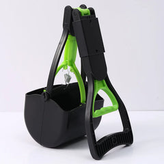 Heavy Duty Long Handle Dog Pooper Scooper Jaw Clamp Waste Picker