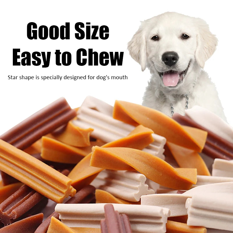 Dog Teething Stick Mixed Flavor Dental Chew Training Treat Snack