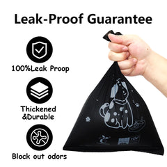 Certified Compostable Dog Waste Bags Thick Leak Proof Biodegradable Dispenser