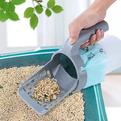 Reusable Cat Litter Scoop Pet Cleaning Tool Waste Box Cleaner