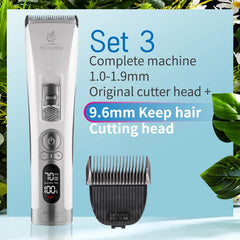 Fenice Cordless Rechargeable Pet Hair Clipper Grooming Trimmer Machine Set