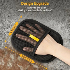 Pet Hair Removal Gloves Cat Dog Grooming Static Fur Remover