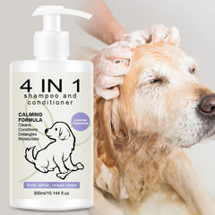 4 in 1 Pet Shampoo Conditioner Dog Cat Hair Loss Care
