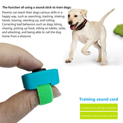Interactive Thumb Clicker Trainer for Dogs Cats No Battery Training