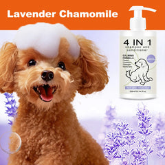 4 in 1 Pet Shampoo Conditioner Dog Cat Hair Loss Care