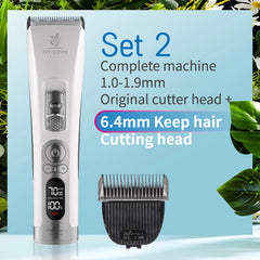 Fenice Cordless Rechargeable Pet Hair Clipper Grooming Trimmer Machine Set