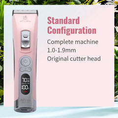 Fenice Cordless Rechargeable Pet Hair Clipper Grooming Trimmer Machine Set