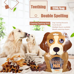 Dog Teething Stick Mixed Flavor Dental Chew Training Treat Snack